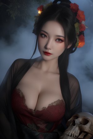 长发公主的婚礼发型